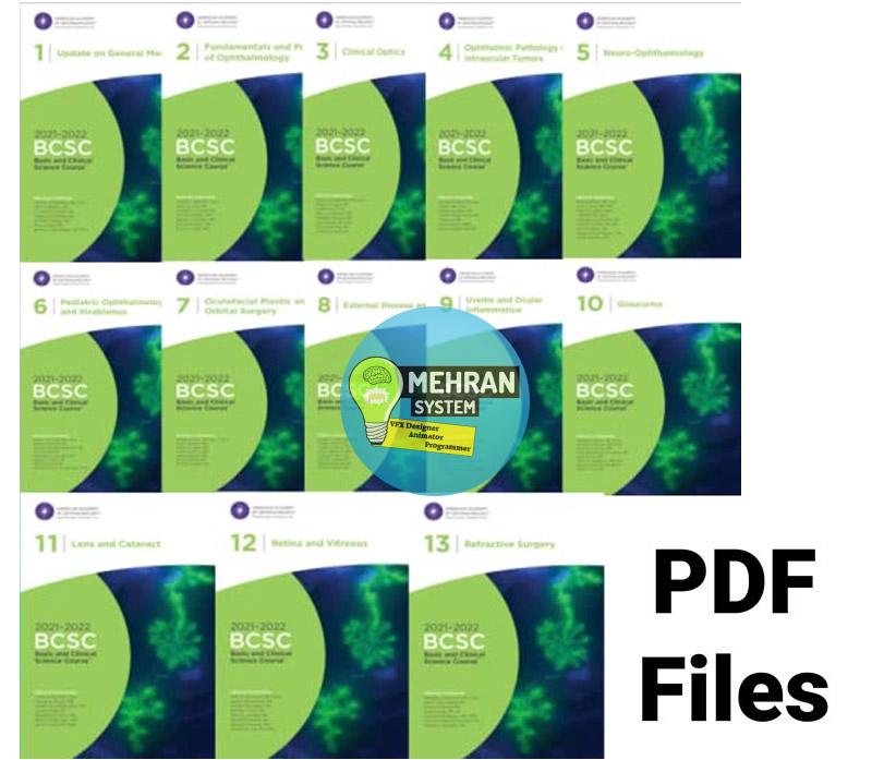 فایل کتاب Basic and Clinical Science Course 2022-2021 1 کتاب امریکن آکادمی چشم پزشکی 2021-2022