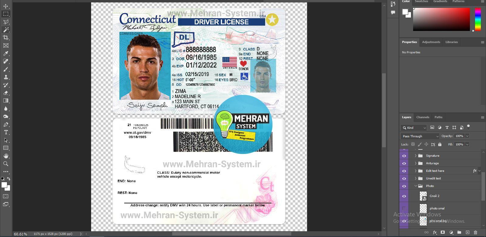 گواهینامه رانندگی کنتیکت آمریکا