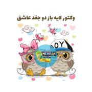 سبد خرید 2 دانلود وکتور لایه باز دو جغد عاشق