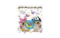 دانلود وکتور لایه باز دو جغد عاشق