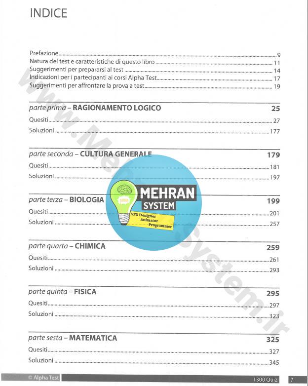 دانلود Alpha Test Medicina in inglese 1300 Quiz 3 دانلود Alpha Test Medicina in inglese 1300 Quiz - تصویر 3