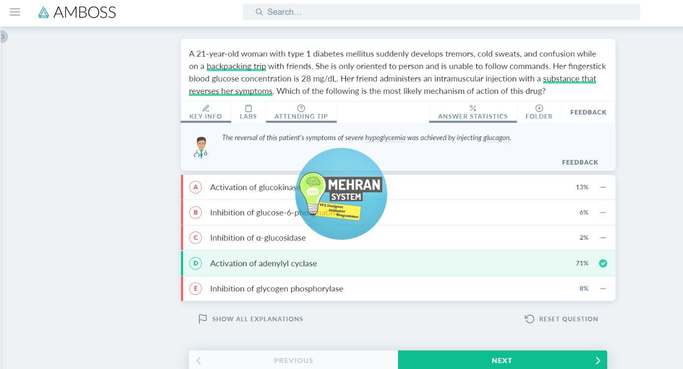 مجموعه نمونه سوالات تستی بیوشیمی (آزمون بین المللی) 7 مجموعه نمونه سوالات تستی بیوشیمی (آزمون بین المللی) - تصویر 7