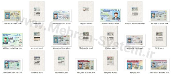 Driving License usa pack 2