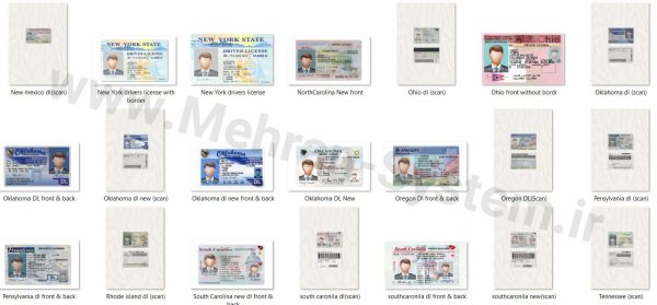Driving License usa pack 3