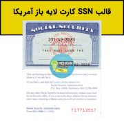 فایل لایه باز SSN کارت آمریکا