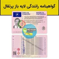 فایل لایه باز گواهینامه رانندگی پرتقال